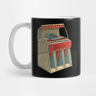 Grunge Retro Jukebox Mug